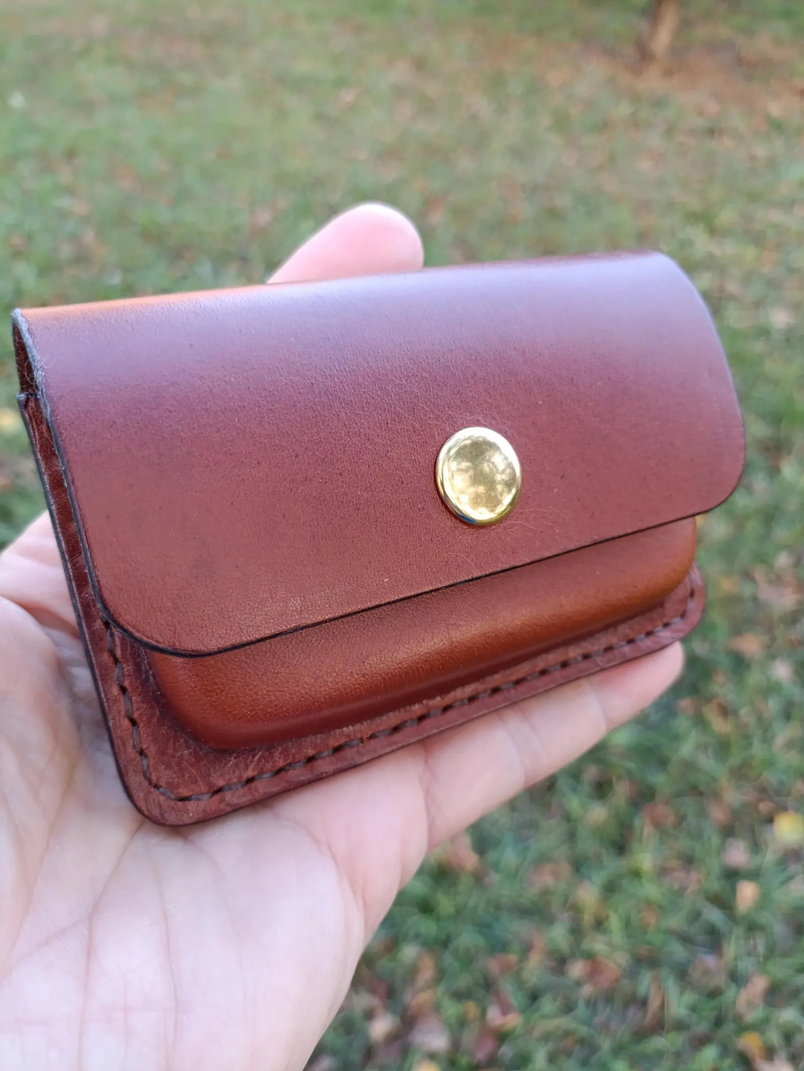 Leather EDC Belt Pouch, Coin, Card Holder